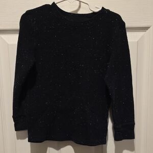 Cat & Jack Black Speckled Shirt